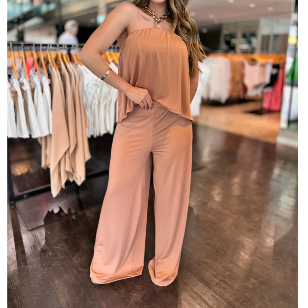 Vestido Cleo Marrom